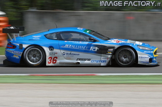 2007-06-24 Monza 508 Aston Martin DB9 - FIA GT Championship